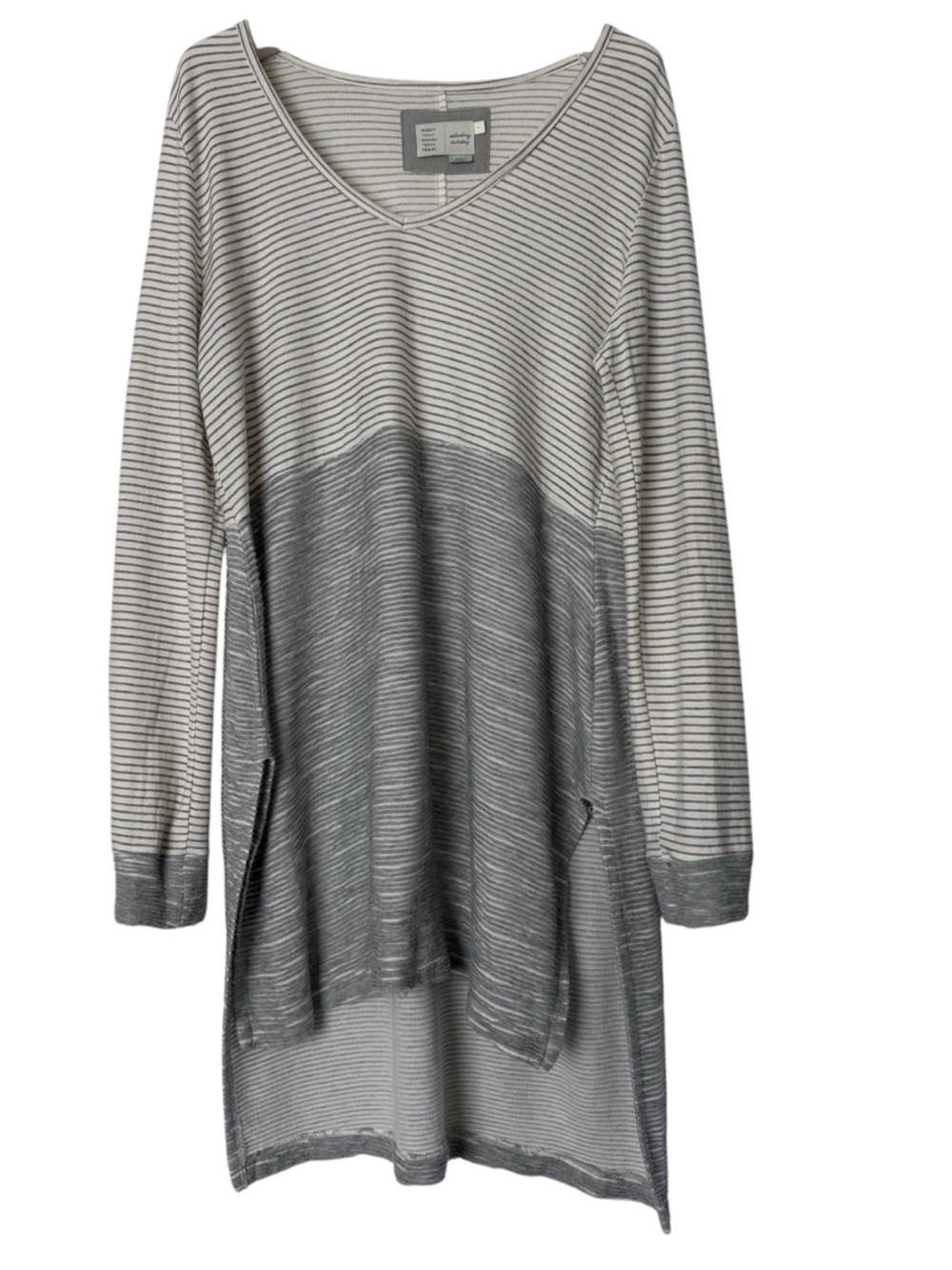 Anthropologie | Saturday Sunday Striped Long Sleeve Tunic Top – Size Medium